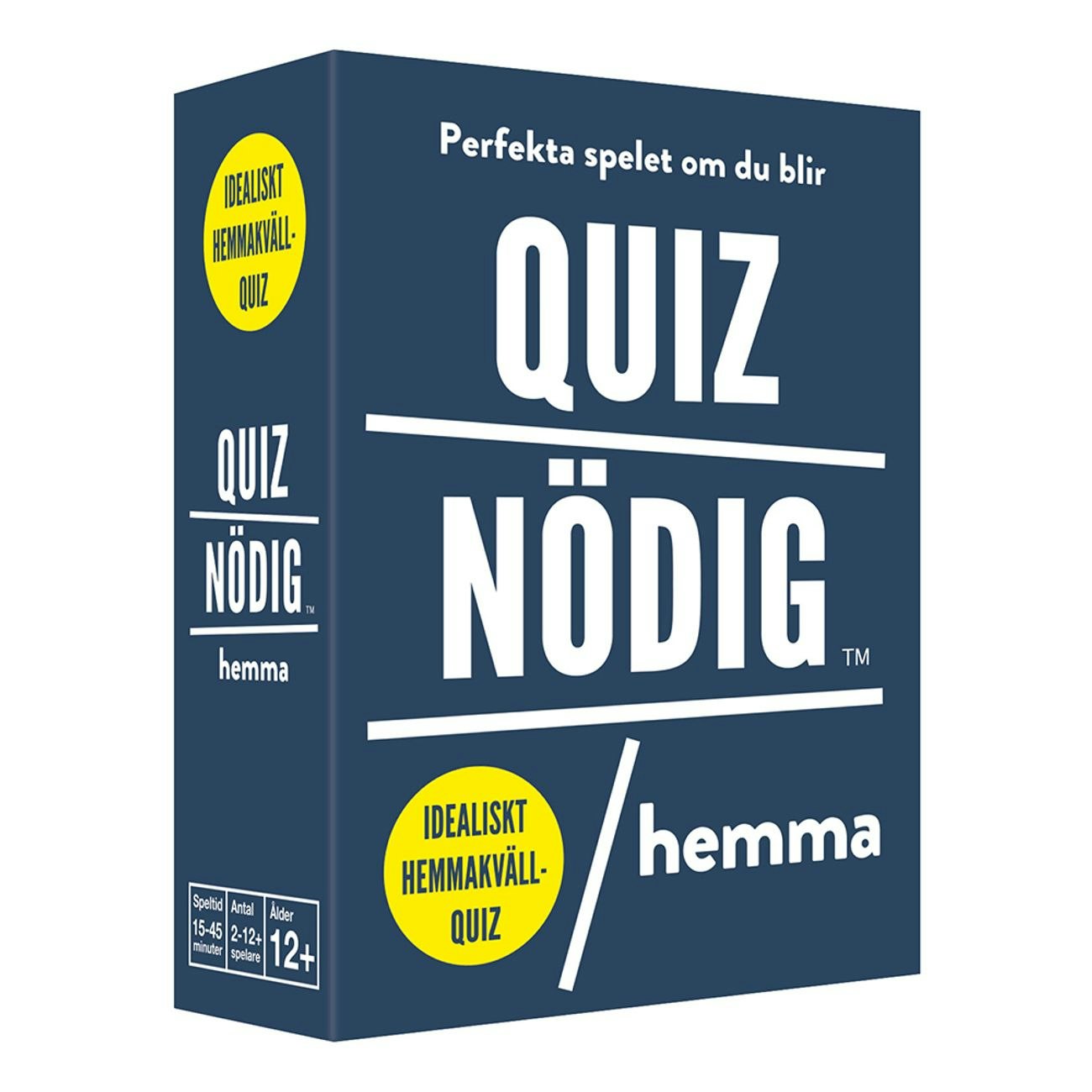 Quiznödig Hemma Frågespel