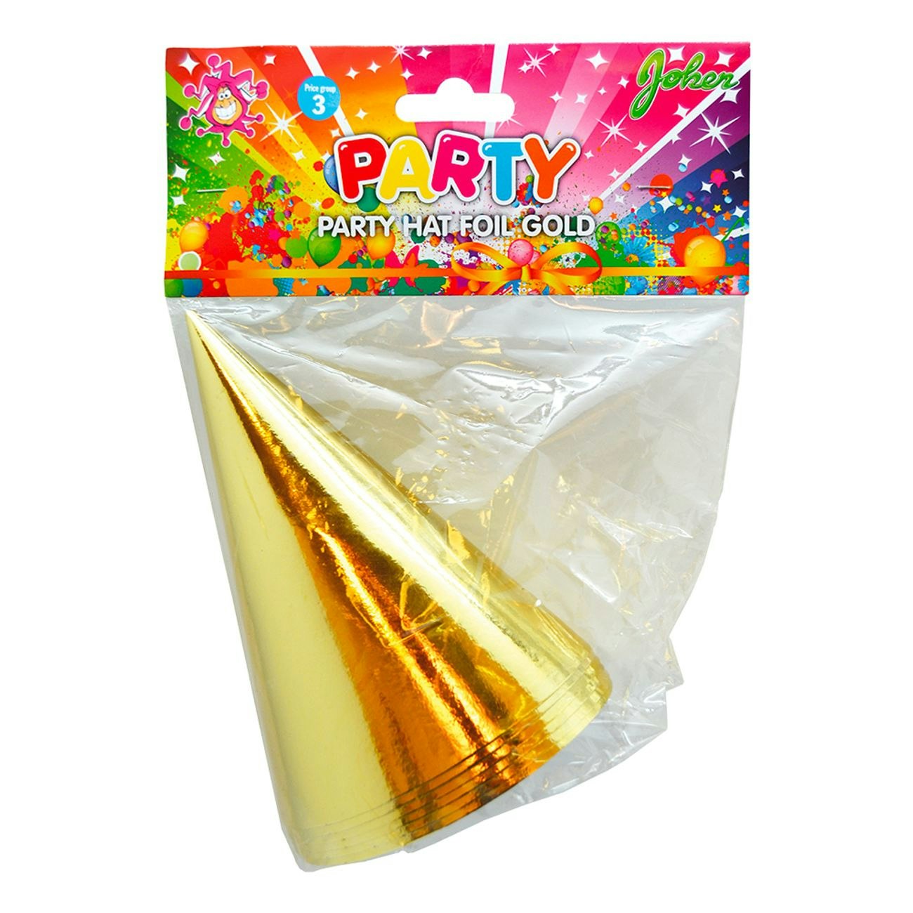 Partyhattar Guld Metallic