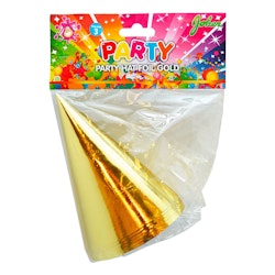 Partyhattar Guld Metallic