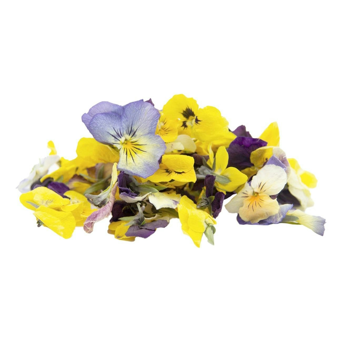 Ätbara Blommor Torkade Penséer