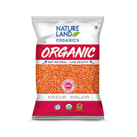 NatureLand Organic Masoor Malka 1kg