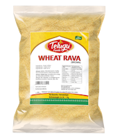 Telugu Foods Wheat Ravva (South Indian Style) Brown 1kg