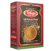 Telugu Foods Idli Karam Podi With Garlic ( Idly Chuntey Powder) 100 g