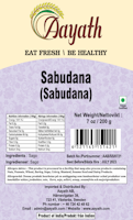 Aayath Sabudana 200g