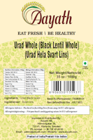 Aayath Urad Whole 1 Kg