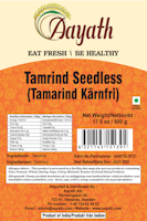 Aayath Tamarind Seedless 500g