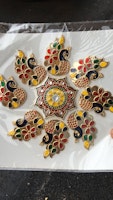Acrylic Rangoli set