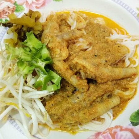Ris Nudlar currypastaพริกแกงขนมจีนน้ำยาปักษ์ใต้  (✅vegan&keto)