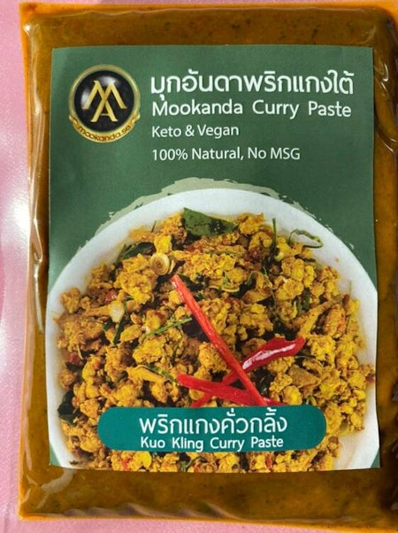 Kua kling currypasta พริกแกงคั่วกลิ้ง (✅vegan&keto)