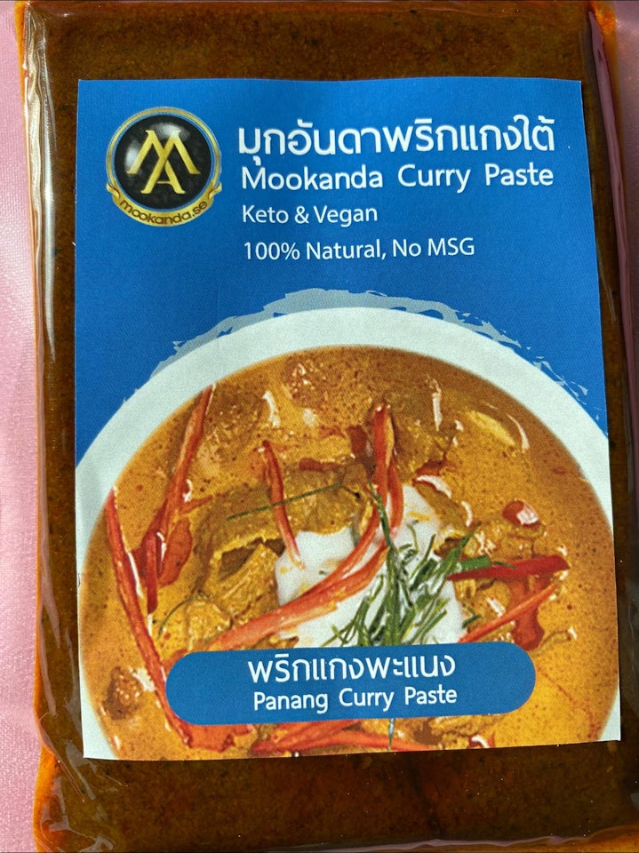 Panang currypasta พริกแกงพะแนง (✅ vegetariens&keto)