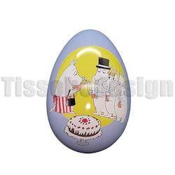Mumin Påskägg Birthday – 15 cm | Plåt Ägg Med Namn