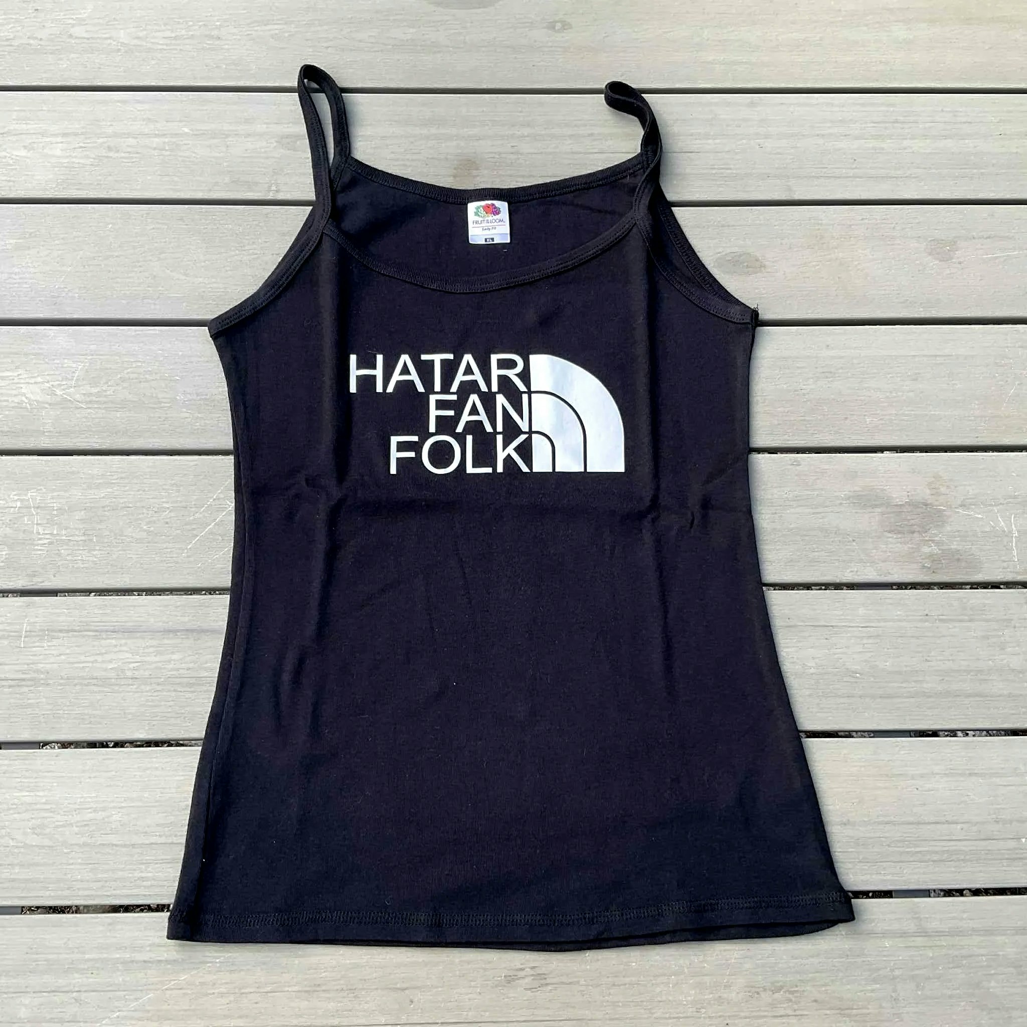 Linne med texten hatar fan folk i grafisk båge – limited edition-tryck med attityd