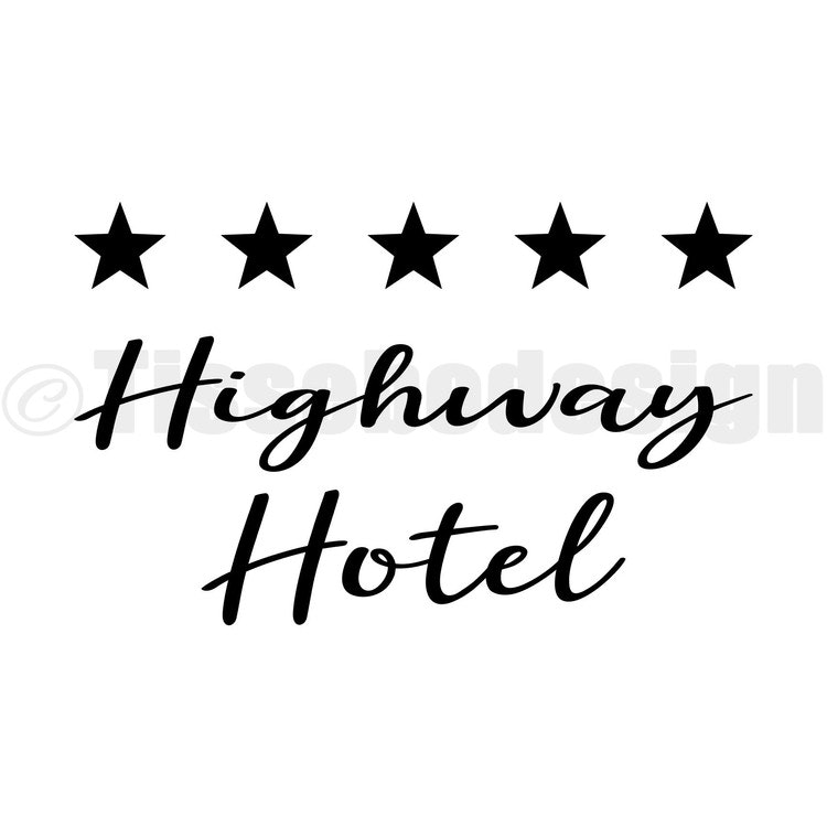 Husbilsdekal Highway Hotel