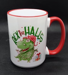 Julmugg Med Tryck - Rex The Alls - Keramik 450 ml