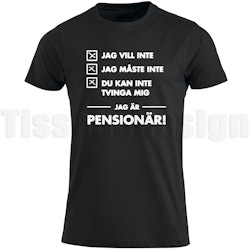 T-shirt Jag Är Pensionär