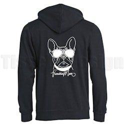 Hoodie Basic Oversize Frenchie Mom
