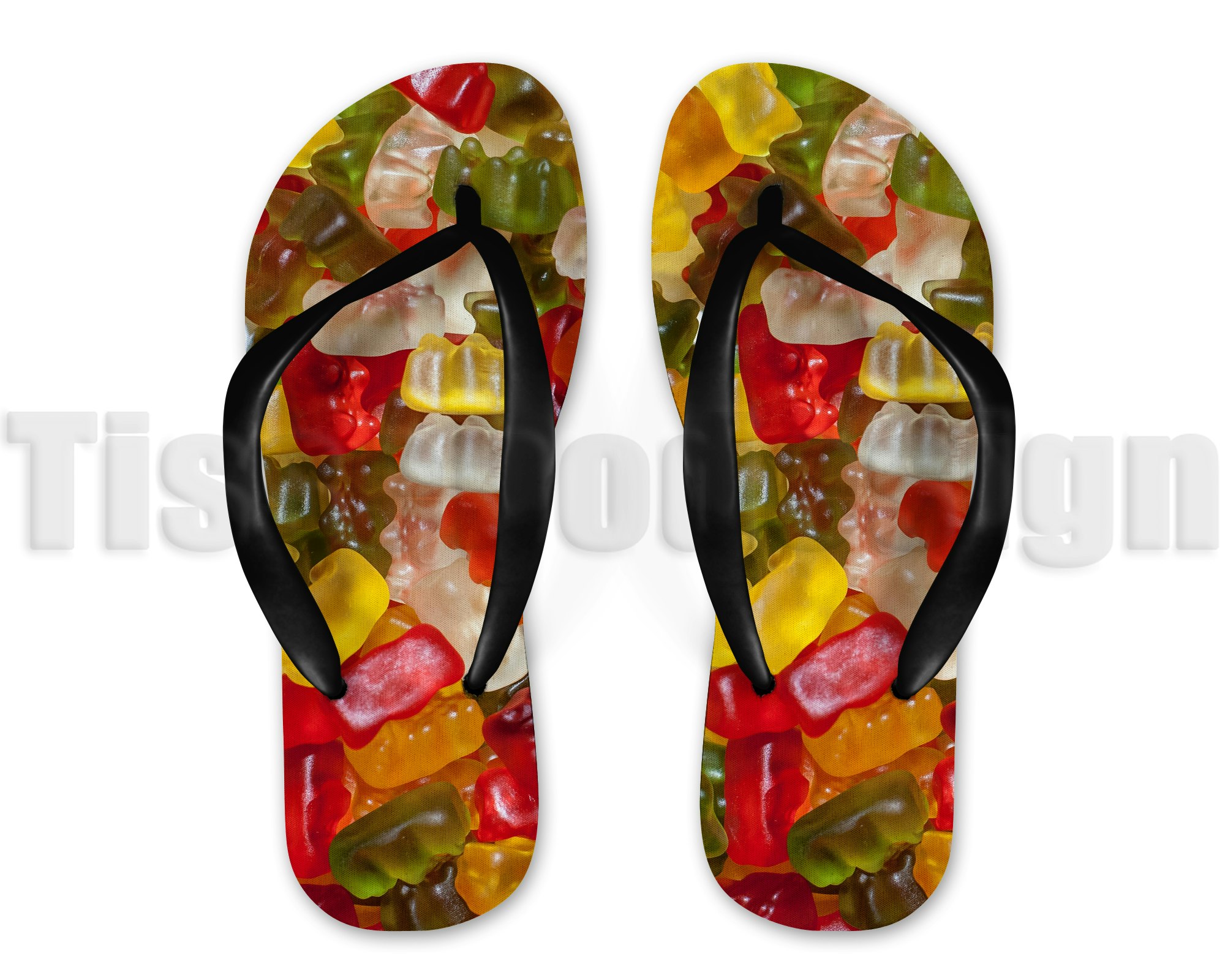 Skor - Flip Flops Godis Flera Val - Vuxen