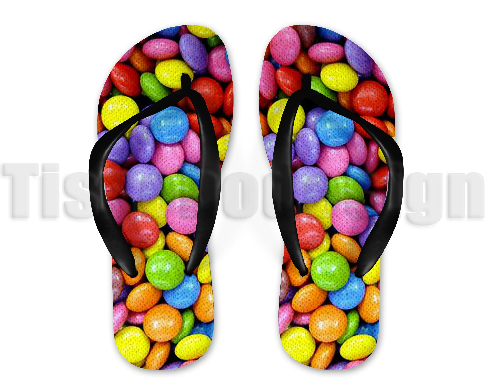 Skor - Flip Flops Godis Flera Val - Vuxen