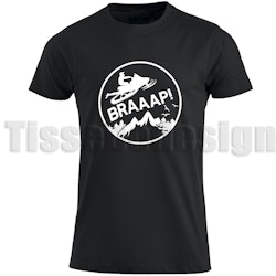 T-shirt Med Tryck Snöskoter
