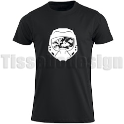 T-shirt Med Tryck Snöskoterhjälm
