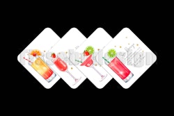 Glasunderlägg Cocktail 4 Pack