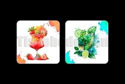 Glasunderlägg Cocktail 2 pack