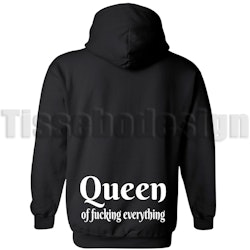 Hoodie Basic Oversize Queen Of fucking Everything