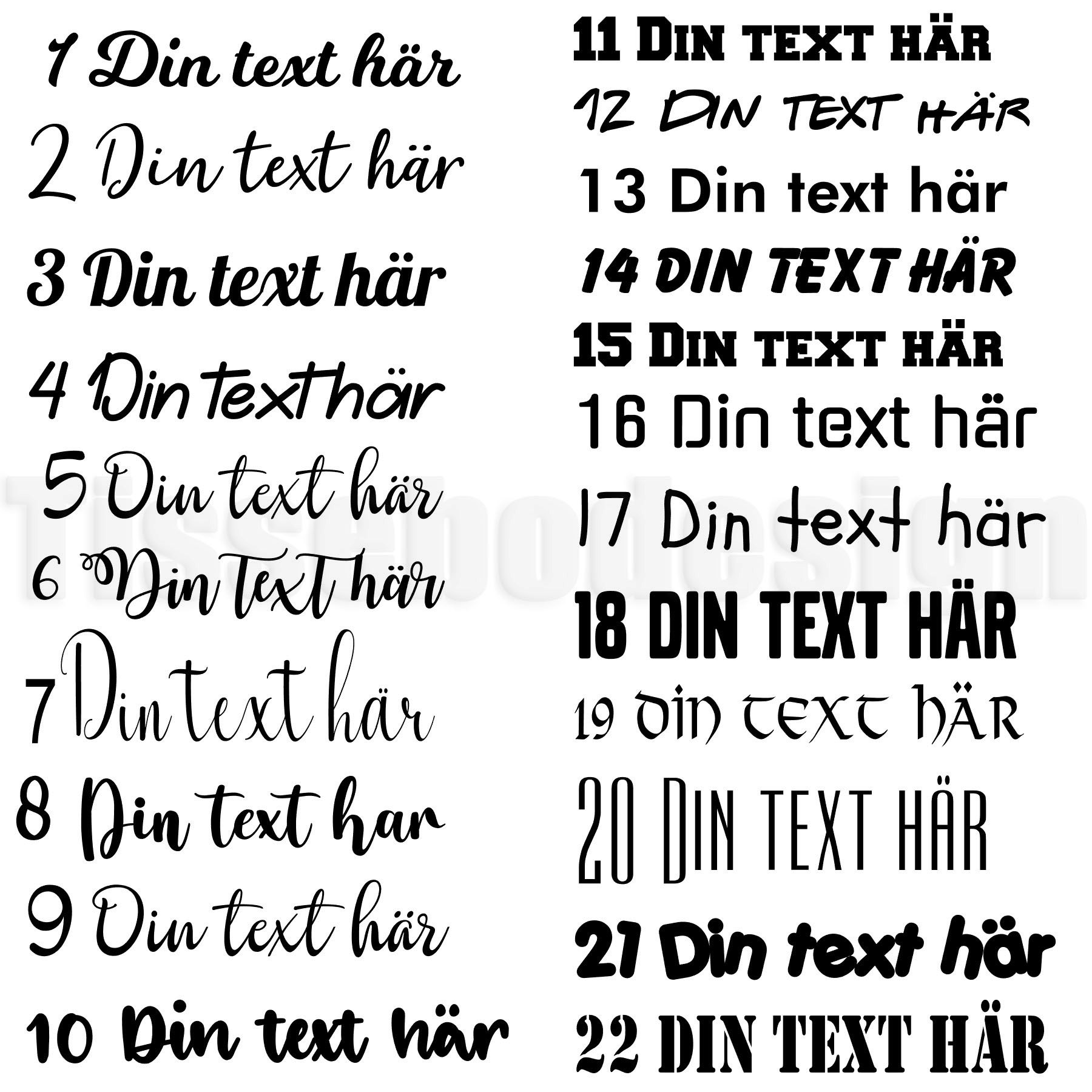 Kuddfodral Med Egen Text I Härlig Bomullssammet