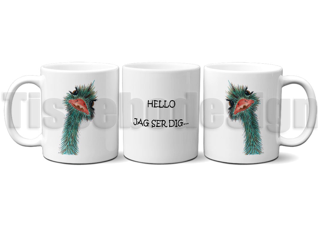 Mugg Hello Jag Ser Dig