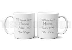 Mugg Världens Bästa Mamma - 330 ml