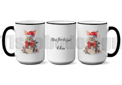 Julmugg Med Tryck - Min Första Jul - Med Eget Namn - 450 ml