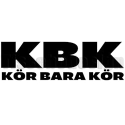 Bildekal KBK - Kör Bara Kör