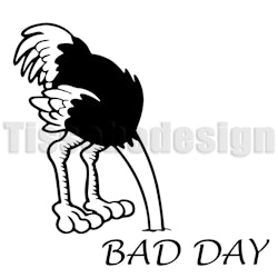 Bildekal Bad Day