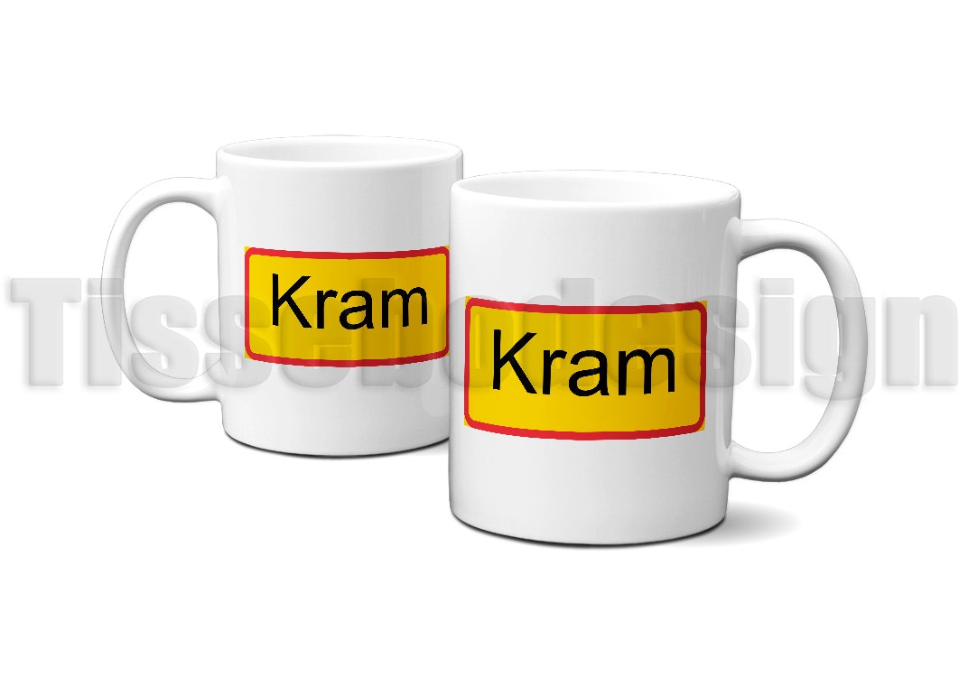 Skylt mugg Kram