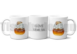 Mugg Semla - I Love Semlor