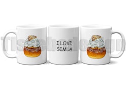 Mugg Semla - I Love Semla