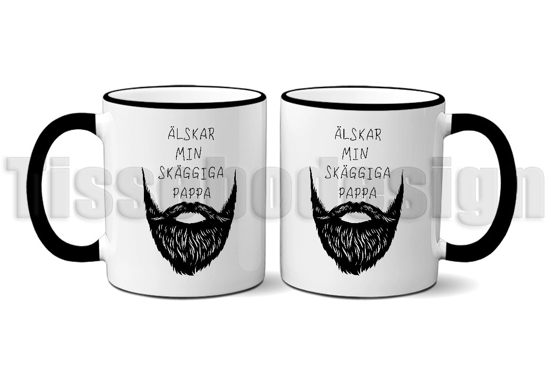 Mugg Älskar Min Skäggiga Pappa