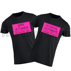 T-shirt Ur Funktion - Jag Har Fått Nog - Med Eget Namn