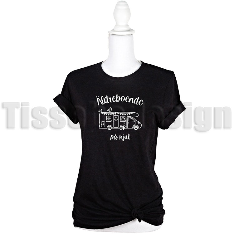 Dam - T-shirt Äldreboende På Hjul