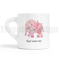 Barnmugg med rosa elefant – en mjuk och lekfull favorit för små händer!