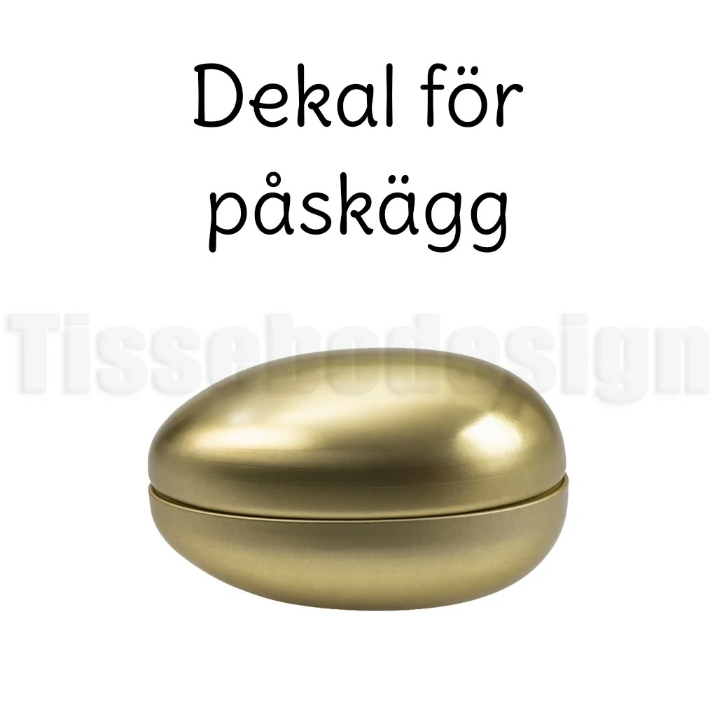 Namndekal till påskägg – gör påsken personlig!
