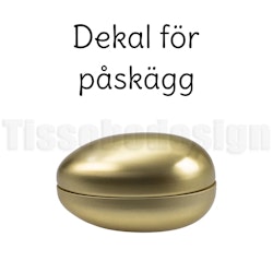 Namndekal till påskägg – gör påsken personlig!