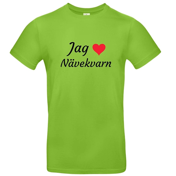 Jag ❤️ Nävekvarn – Unisex T-shirt i 100% bomull