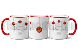 Julmugg Med Tryck - Jag Vann Den Här I Julklappspelet 2025  – Klassisk Design I Kermik 330 ml