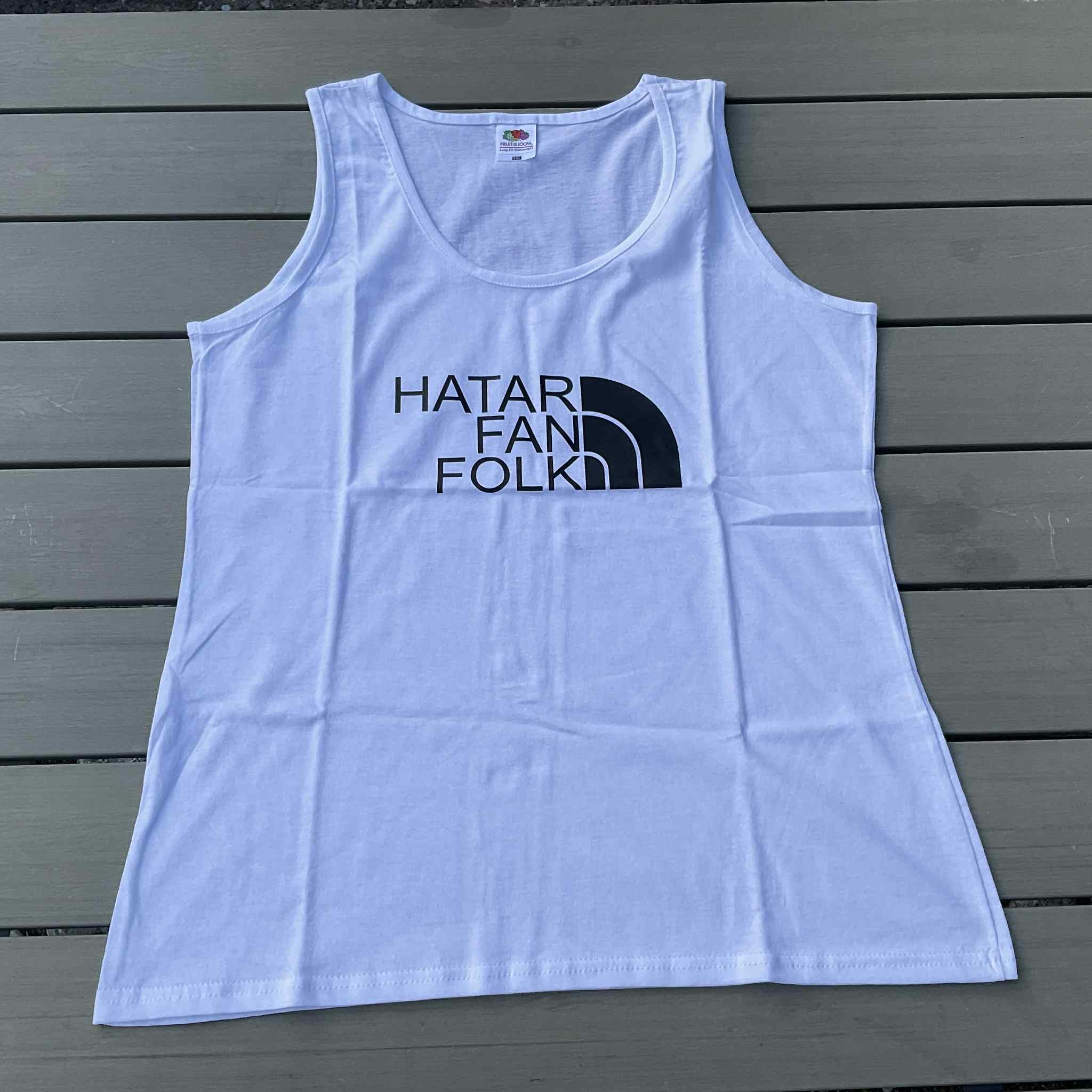 Linne med texten hatar fan folk i grafisk båge – limited edition