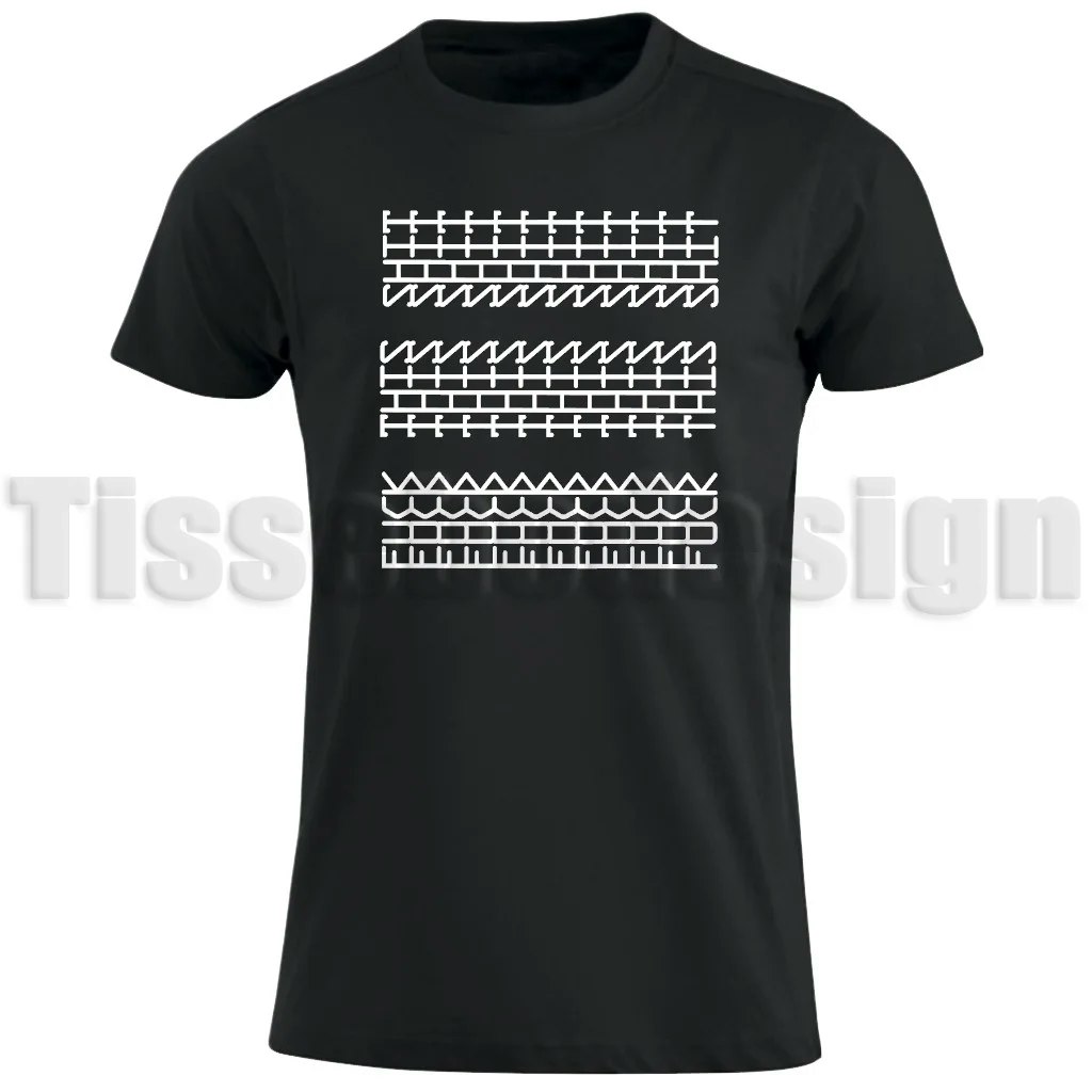 T-shirt med motivet fuck this shit i grafisk stil – rader av tecken som formar ett provocerande budskap.