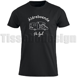 T-shirt Med Tryck Äldreboende På Hjul Version 2