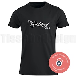 T-shirt The Oldskool Club – retro för bilälskare med stil!