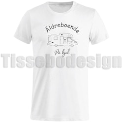 T-shirt Med Tryck Äldreboende På Hjul Version 2
