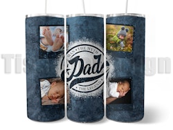 20 oz Tumbler - Termomugg Med Tryck Dad: The Man, The Myth, The Legend